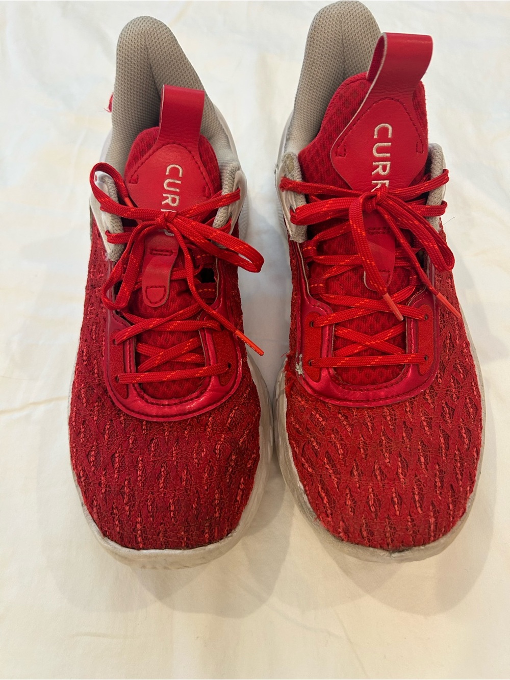 Under Armour Curry Flow 9 | Team Red & White | Men’s 9.5